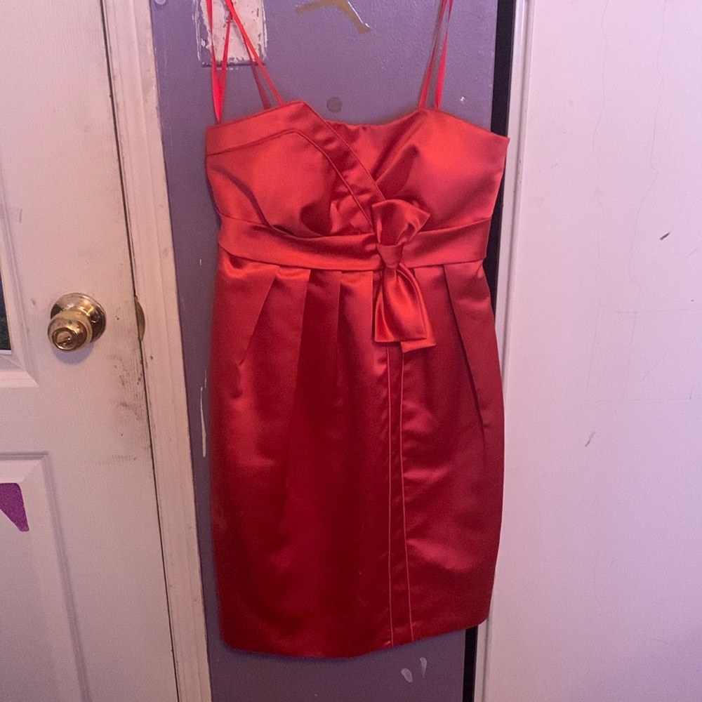 Red BCBG Paris dress